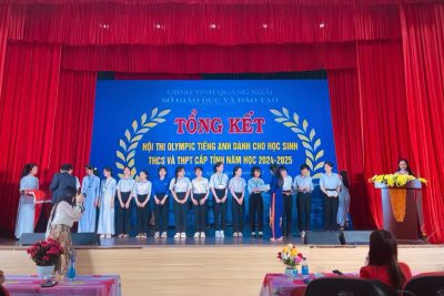 OLYMPIC TIẾNG ANH NĂM HỌC 2024 – 2025