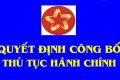 DANH MỤC THỦ TỤC HÀNH CHÍNH CỦA TRƯỜNG THPT LƯƠNG THẾ VINH