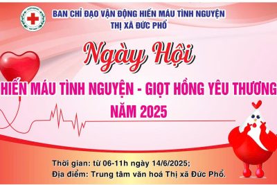 HIẾN MÁU TÌNH NGUYỆN – GIỌT HỒNG YÊU THƯƠNG NĂM 2025