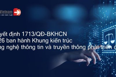 KHUNG KIẾN TRÚC CÔNG NGHỆ THÔNG TIN VÀ TRUYỀN THÔNG (ICT) PHÁT TRIỂN ĐÔ THỊ THÔNG MINH QUỐC GIA – PHIÊN BẢN 2.0